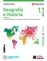 Geografía e Historia 1 (1.1-1.2+Separatas) Comunidad de Madrid (Comunidad en Red) | Varios autores | 9788411932691 (VICENS VIVES)